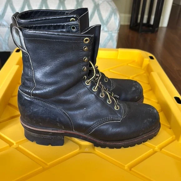 Double RL/Black Leather Men's Boots! - Picture 3 of 6